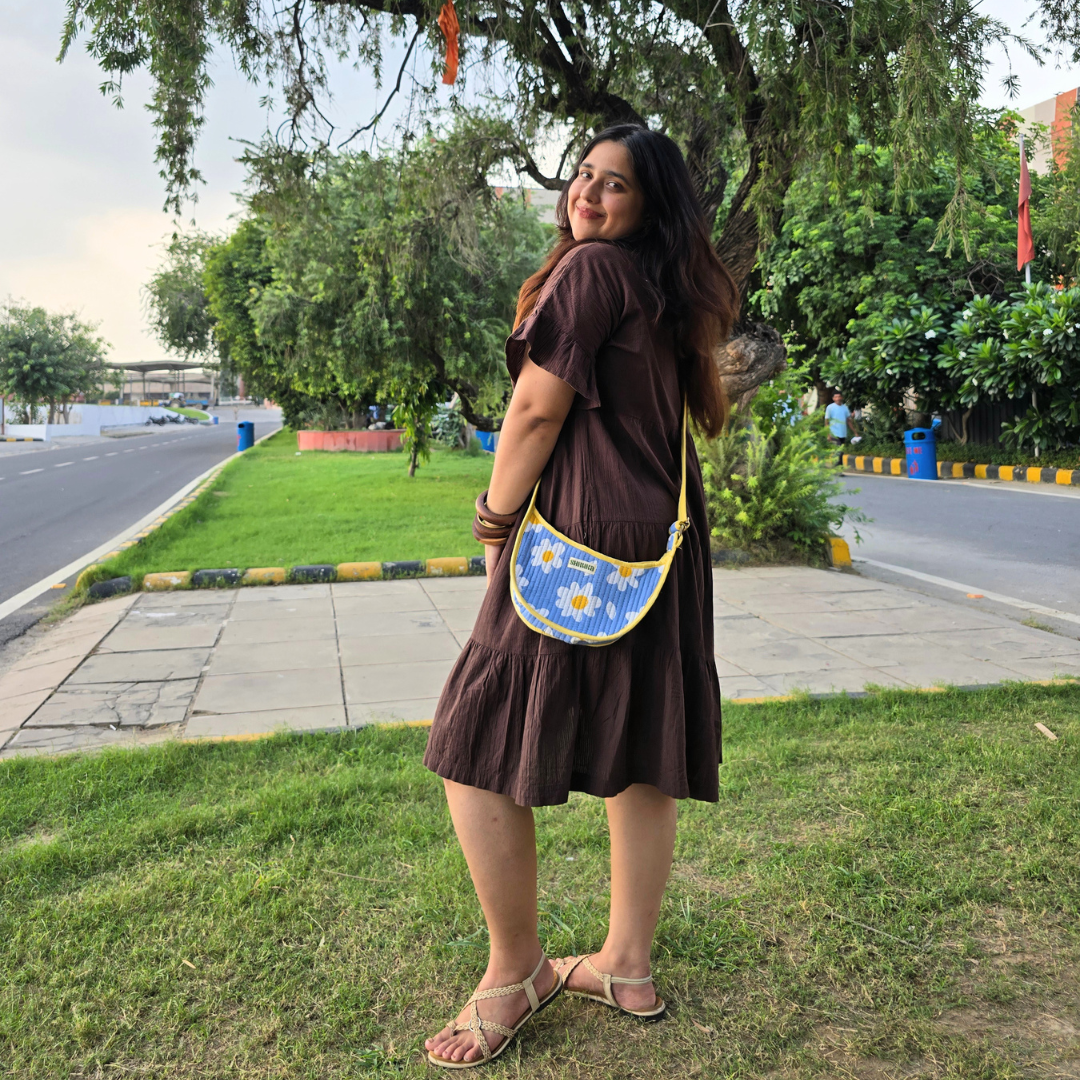 Daisy Baguette/Sling Bag