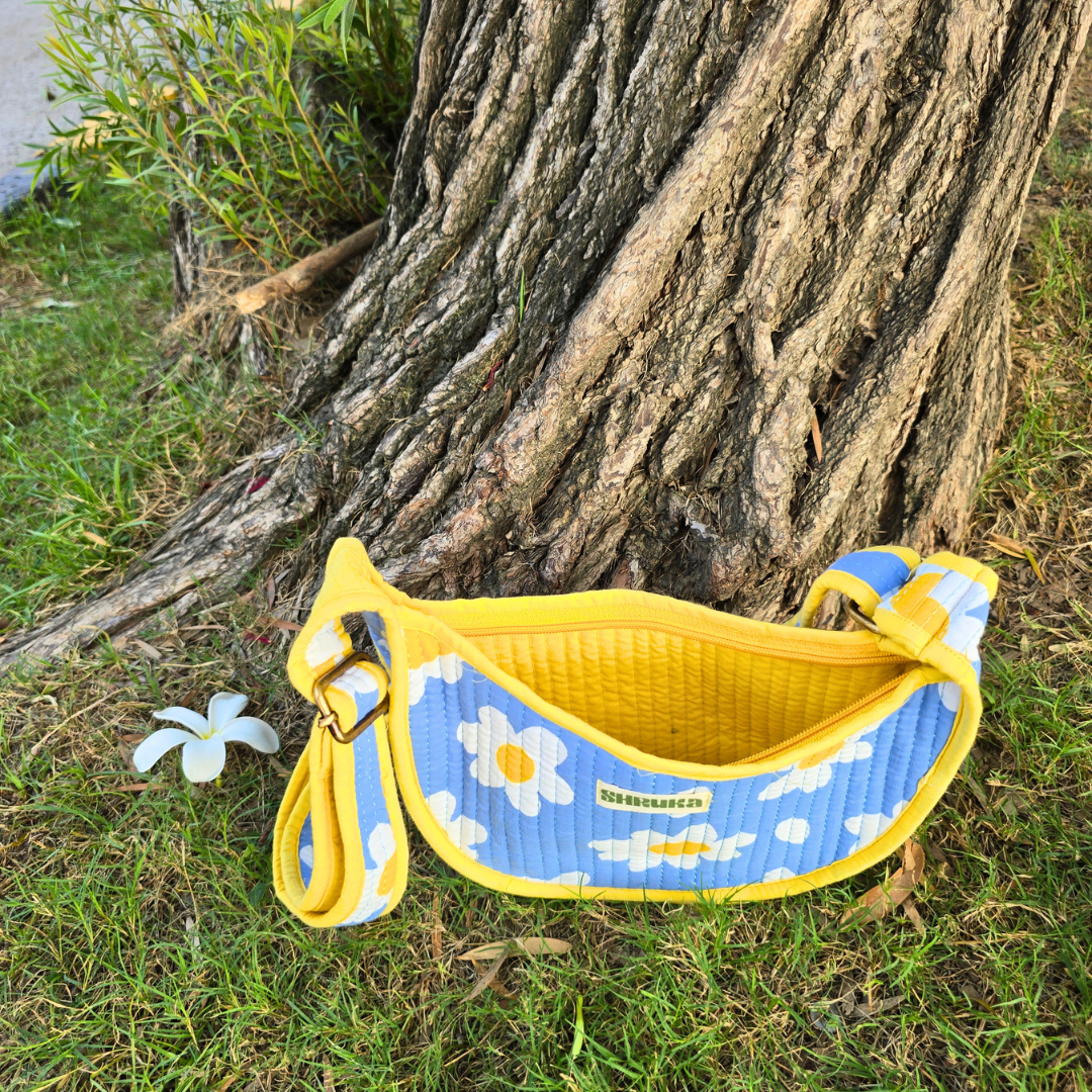 Daisy Baguette/Sling Bag