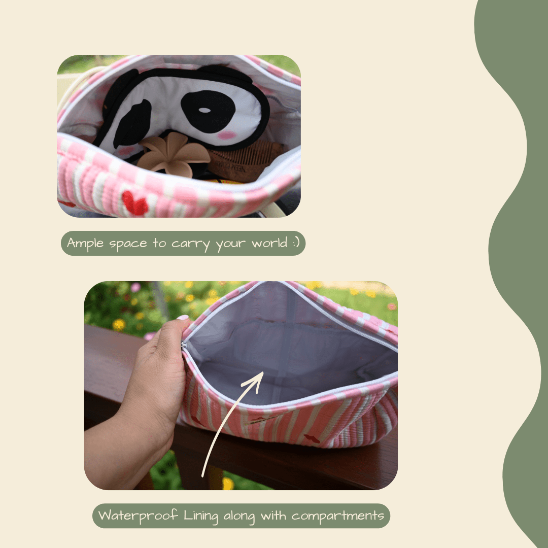 Baby Pink Heart Pouch Set - ShrukaBaby Pink Heart Pouch SetShruka