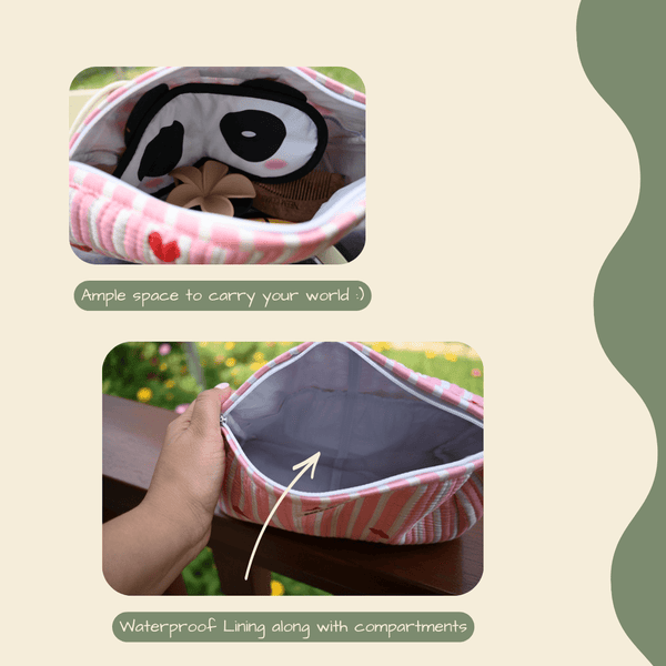 Baby Pink Heart Pouch Set - ShrukaBaby Pink Heart Pouch SetShruka
