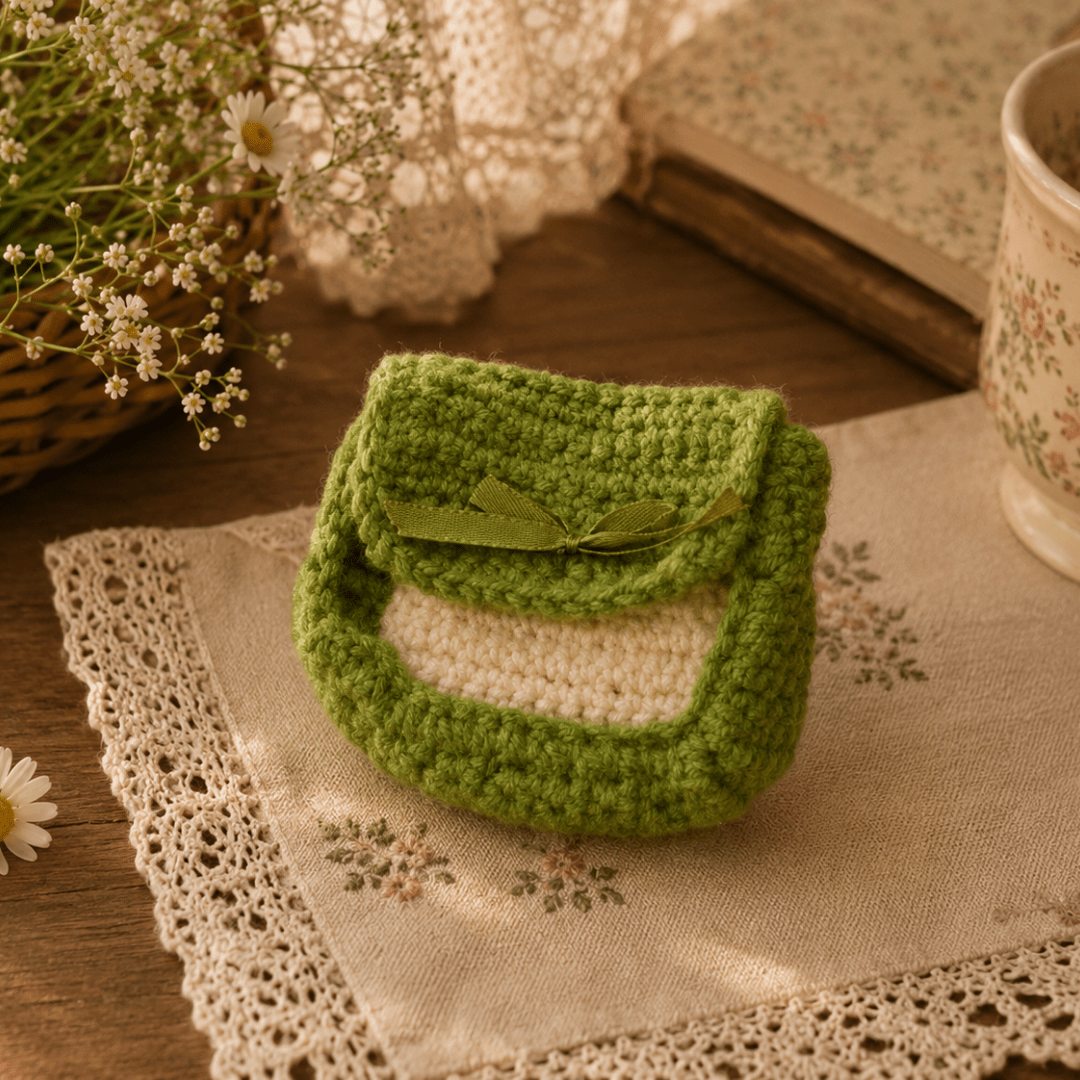 Crochet Mini Wallet & Card Holder - ShrukaCrochet Mini Wallet & Card HolderShruka