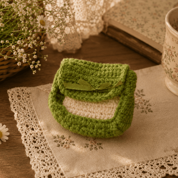 Crochet Mini Wallet & Card Holder - ShrukaCrochet Mini Wallet & Card HolderShruka